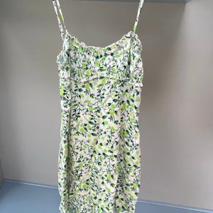 URBAN OUTFITTERS, small, mini green lime dress